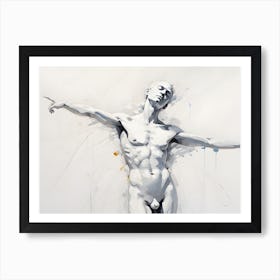 dream on in white Art Print