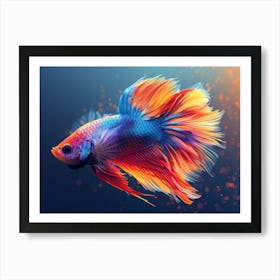 Siamese Catfish 7 Art Print