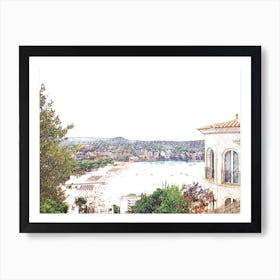 View Of The Beach Art Print