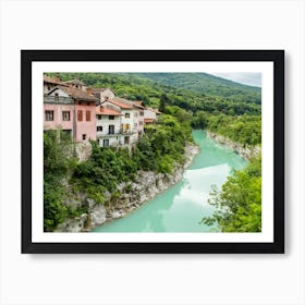 Soca River in Slovenia Art Print