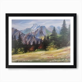 Swiss Alps Art Print