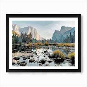 Mountain Creek In California Art Print