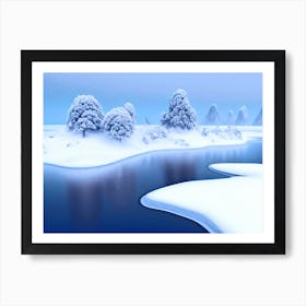 Winter Landscape 81 Art Print