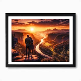 Joy Couple Art Print