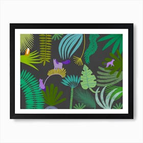 Plants Parade Art Print