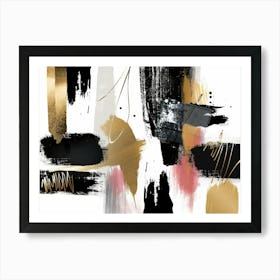 Abstract Brushstrokes Canvas Print 28 Art Print