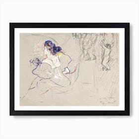 Madame Thadée Natanson Misia Godebska (1872–1950), Henri de Toulouse-Lautrec Art Print