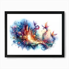 Fairytale Castle 2 Art Print