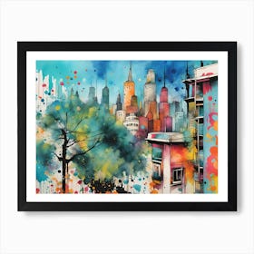 Cityscape 5 Art Print