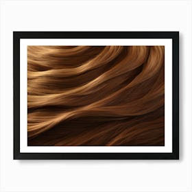 This Luxurious Hair Texture Exudes Elega 1 Art Print