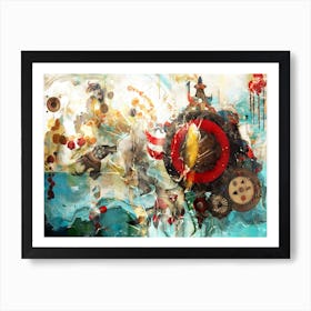 Abstract Art Illustration In A Painting Style 03 Art Print