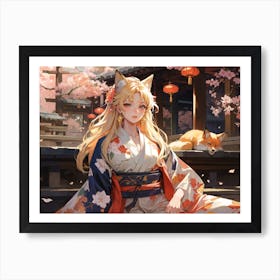 Fox Goddess Art Print