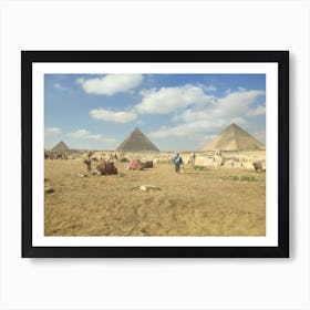 Giza Pyramids 2 Art Print