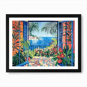 Open Window Matisse Amalfi Art Print