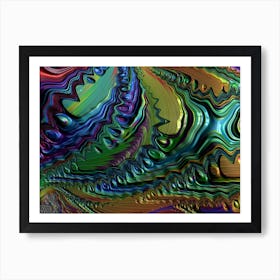 Fractal Art Background Image Art Print