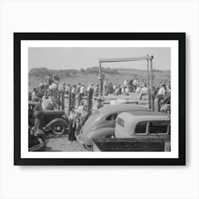 Untitled Photo, Possibly Related To Spectators At Bean Day Rodeo, Wagon Mound, New Mexico By Russell Lee 3 Art Print