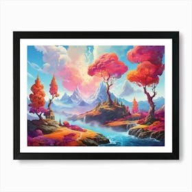 Land Of Trees Art Print