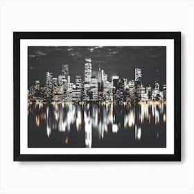 New York City Skyline 7 Art Print