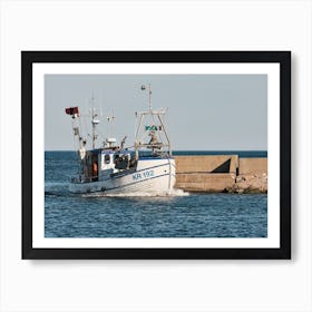 Swedish fishing boat 21013 Art Print