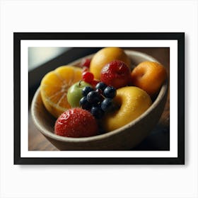 Fruit In A Bowl Art Print