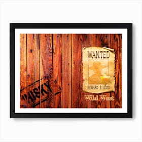 Wanted. Wild West. Cover Affiche