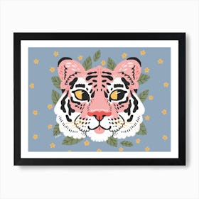 Tiger Blep Art Print