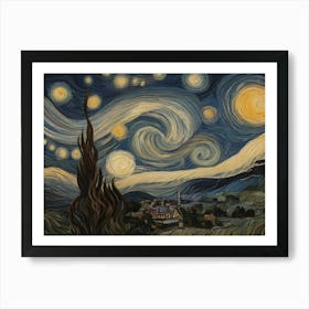 Starry Night 85 Art Print