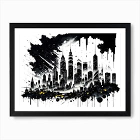 New York City Skyline 6 Art Print
