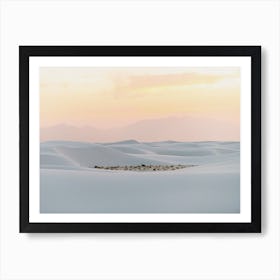 Pastel Sand Dune Sunset Art Print