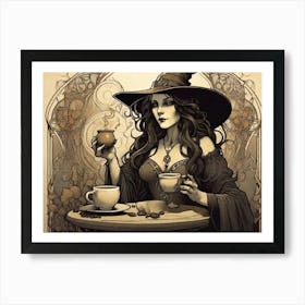 Witch's potion Art Print