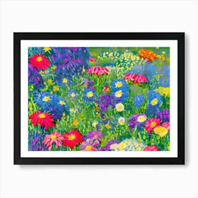 Flower Bed Art Print