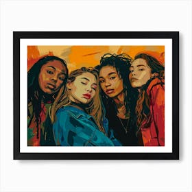 Girls 5 Art Print