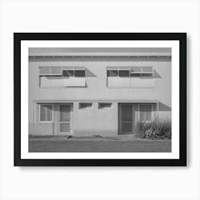 Detail Of Apartment Building At The Arizona Part Time Farms, Maricopa County, Arizona, Chandler Unit By Art Print