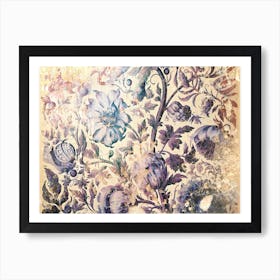 Flower Art Illustration In A Painting Style 35 Poster