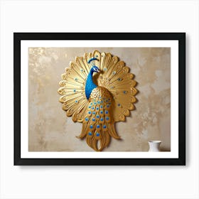 Peacock Wall Art 7 Art Print