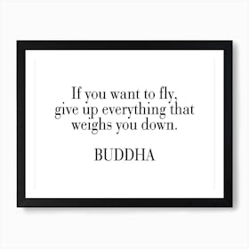 Buddha Quote Art Print