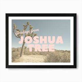 Greetings From Joshua Tree | Post Card Art Print