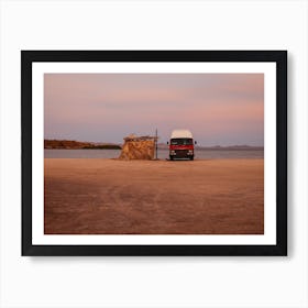 The Campervan Life, Sunset In Mexico Art Print