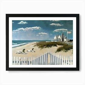 Beach House 7 Art Print