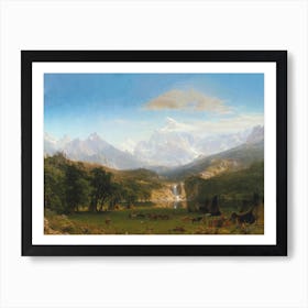 The Rocky Mountains, Lander's Pea, Albert Bierstadt Art Print