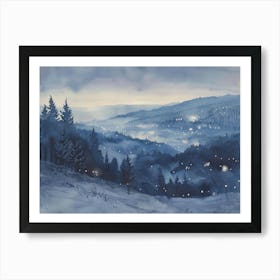 Winter Landscape 21 Art Print