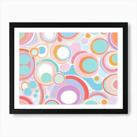 Abstract Circles 15 Art Print