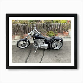 Harley-Davidson Chopper Art Print