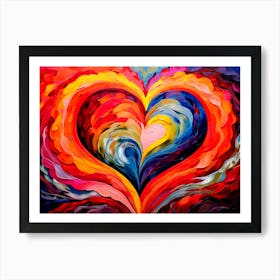 Heart Of Love 2 Art Print