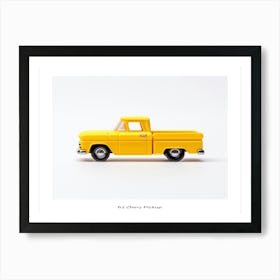 Toy Car 62 Chevy Pickup Yellow Poster Art Print