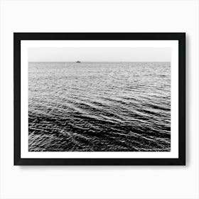 Ship In The Mediterranean Sea Art Print