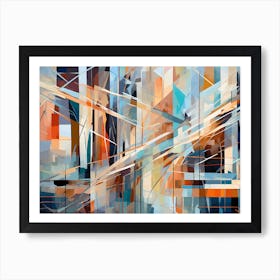 Abstract Contemporary Painting, 1286 Art Print