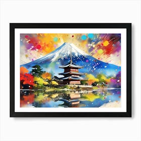 Japanese Temple Art Print