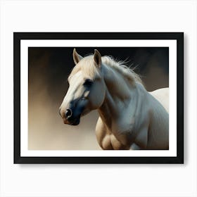 White Horse 1 Art Print