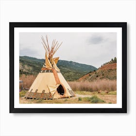 Native American Tipi Art Print